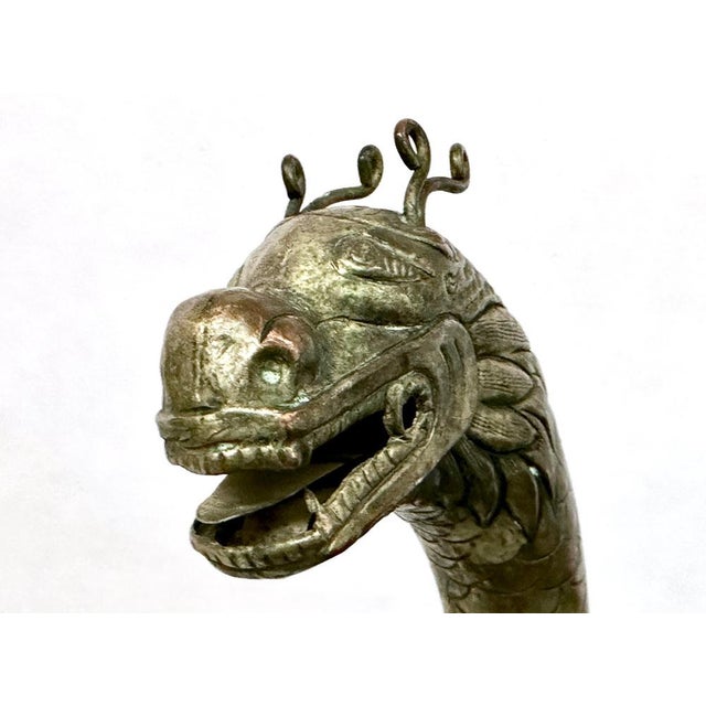 Antique Silver Plated Walking Cane For Sale - Image 13 of 18