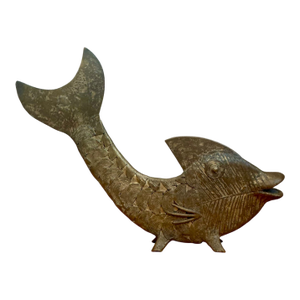 Mid-Century Modern Bronze Fish Figurine