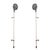 Sconces by Peter Hamburger for Knoll, 1970s, Set of 2 For Sale - Image 11 of 11
