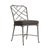 Brown Jordan Calcutta Side Chair, Mica frame with Fusion Charcoal fabric For Sale - Image 12 of 12