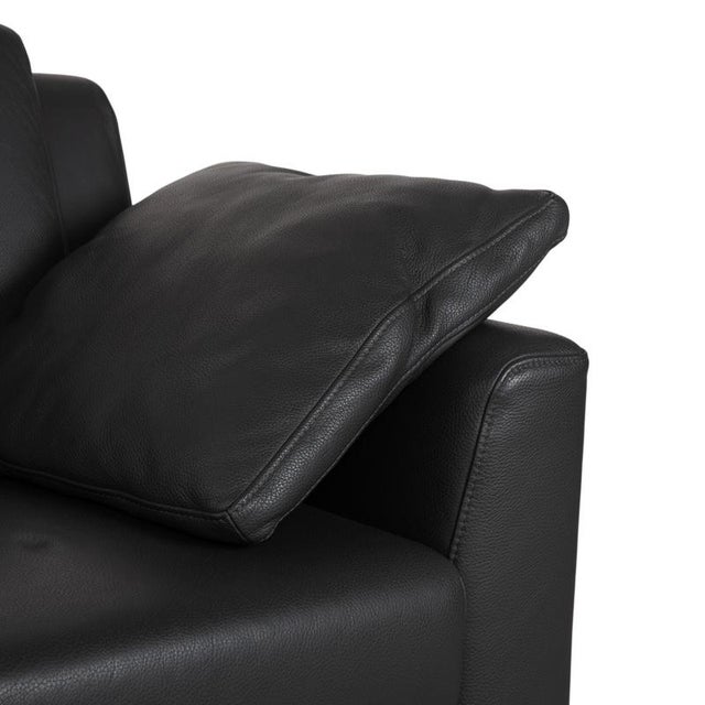 Animal Skin Mondo Two-Seater Sofa with Headrest in Leather For Sale - Image 7 of 14