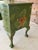 Avocado Antique Solid Wood Vanity or Console – Custom Hand-Painted Boho Tropical Décor For Sale - Image 8 of 12