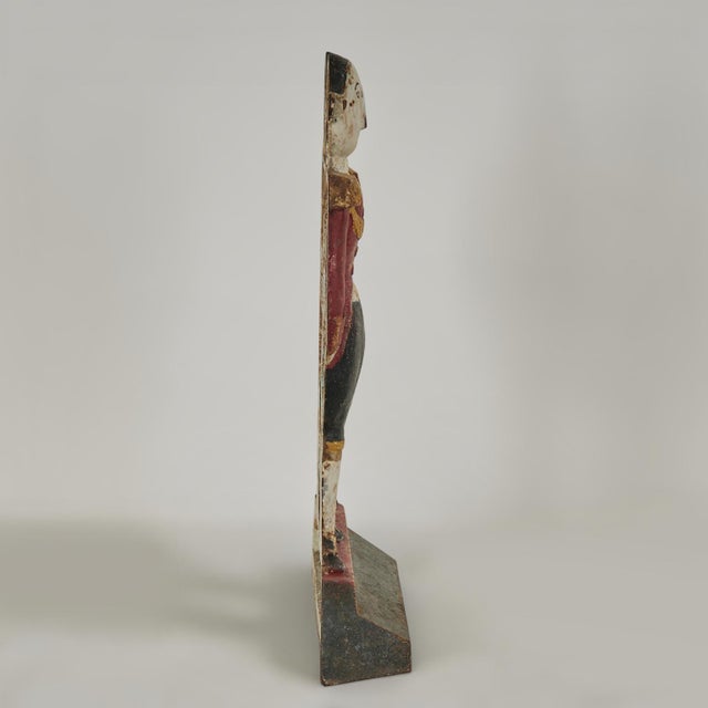 Art Deco Art Deco Cast Iron Double Footmen Doorstop by Hubley Anne Fish For Sale - Image 3 of 9