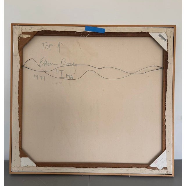 1979 Ima Oil on Canvas Ellen Brody For Sale - Image 4 of 5