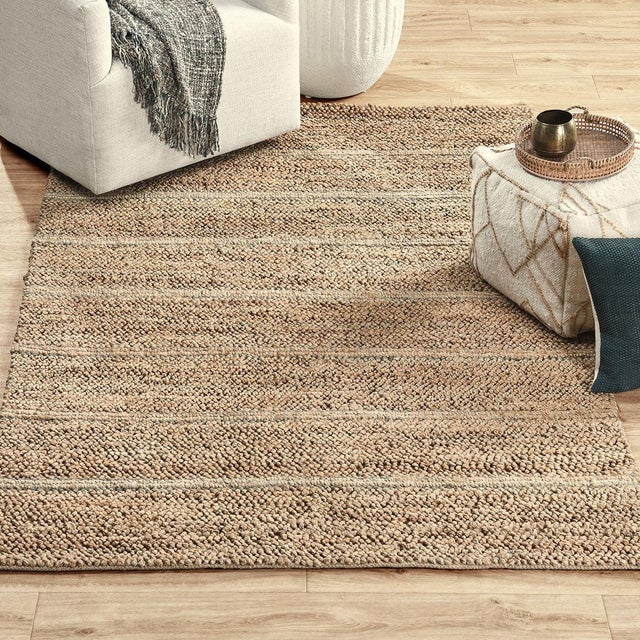 2020s Barcelona Gray Stripe Rug - 2 X 3 For Sale - Image 5 of 5