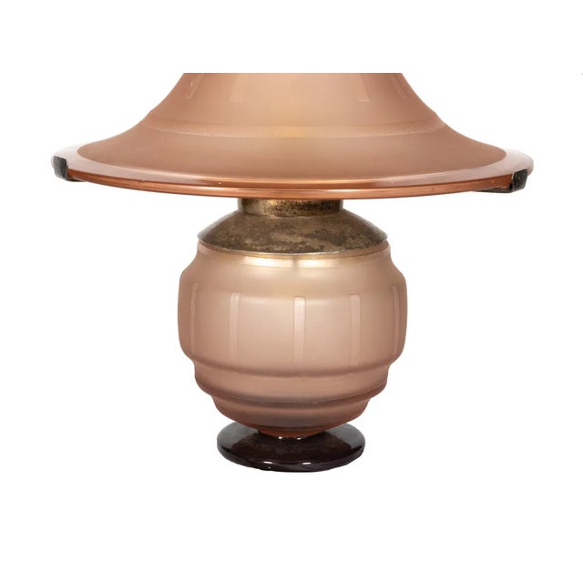 French Art Deco Mushroom Table Lamp, 1930s For Sale - Image 4 of 6