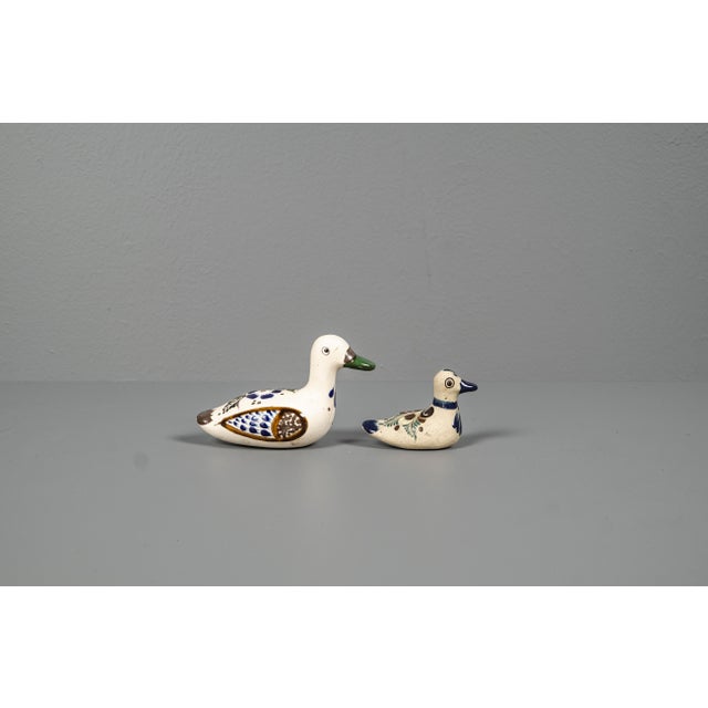 Mid-Century Modern Ceramic Duck Figures from Mexico, 1950s, Set of 2 For Sale - Image 3 of 11