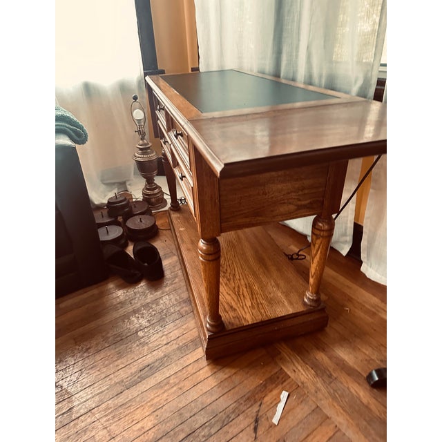 Vintage Stanley Furniture Drop-Leaf Console Table / Server – Traditional Style For Sale In Chicago - Image 6 of 12