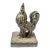 Arts & Crafts Rookwood Blue Over Tan Rooster Paperweight For Sale