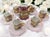 Baroque Porcelain Coffee Service with Gold and Pink Decorations, Set of 13 For Sale - Image 6 of 14