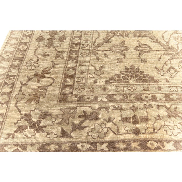 Turkish 1920s Turkish Oushak Rug For Sale - Image 3 of 8