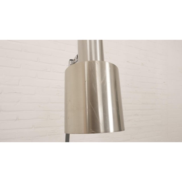 Silver Vintage Studio Floor Lamp by Jo Hammerborg for Fog & Morup For Sale - Image 8 of 16