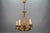 Italian Hollywood Regency Style Five-Light Chandelier in Gilt Metal, 1970s For Sale - Image 10 of 18