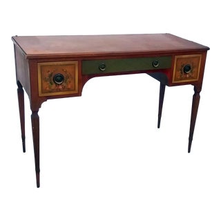 Early 20th Century John Widdicomb Hand Painted Neoclassical Vanity For Sale