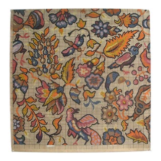 Antique French Textile Design For Sale