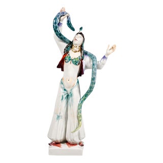 Snake Charmer Circus Figurine by Peter Strang for Meissen, 1998 For Sale