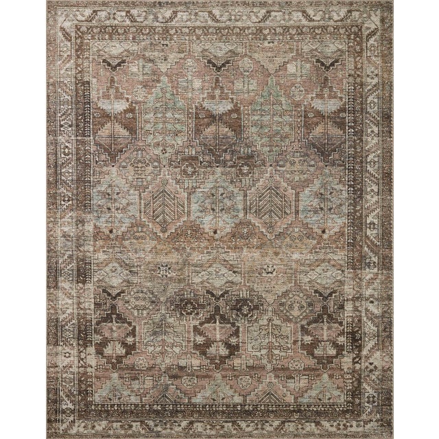 Amber Lewis x Loloi Billie Clay / Sage 6'-0" x 9'-0" Area Rug For Sale