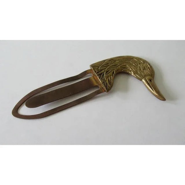 Vintage 1950's Mid-Century Mallard Duck Book Page Marker/Page Holder For Sale In Rochester - Image 6 of 11