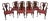 Set of 12 John Widdicomb Mahogany Dining Chairs For Sale