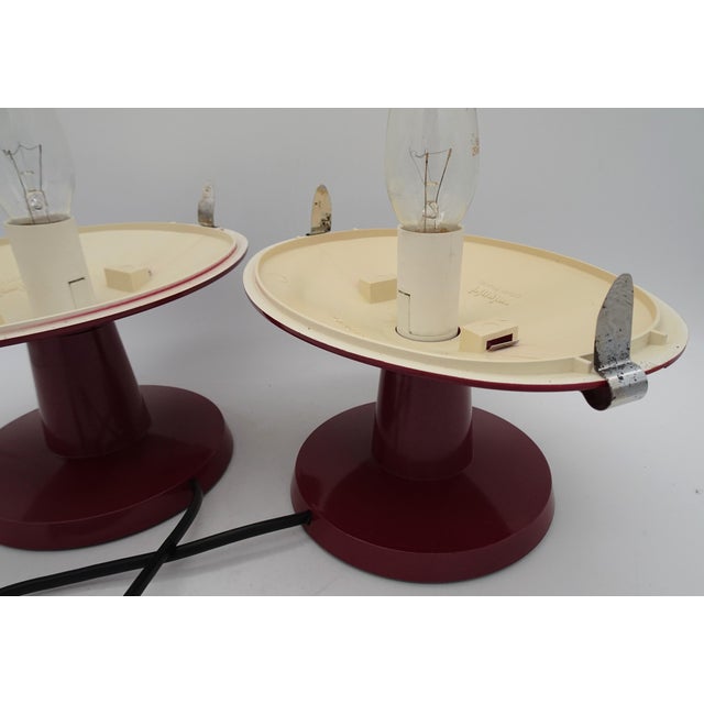 Dolly Table or Bedside Lamps from Valenti Luce, Milan, 1980s, Set of 2 For Sale - Image 12 of 18