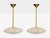 Mid-Century Modern Pair of Carl Fagerlund, Brass, Glass, Pendant Lights, Sweden, 1940s For Sale - Image 3 of 9