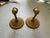 Art Deco Vintage Ornate 1968 Brass Metal Bathroom Towel Rod End Caps - a Pair For Sale - Image 3 of 11