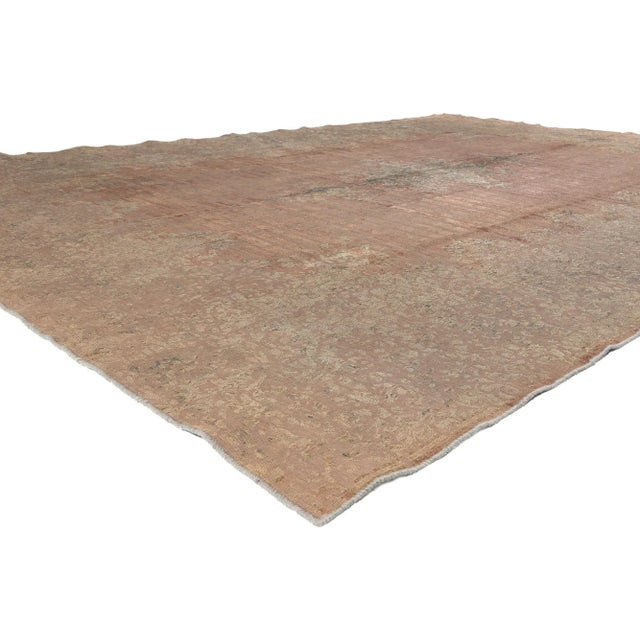 Vintage Modern Industrial Area Rug, 09'04 X 13'06 | Chairish