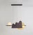 Nacho 750 pendant by sylvain willenz dimensions: d 12 x w 75 x h 35 cm materials: solid brass, polycarbonate, opal glass...