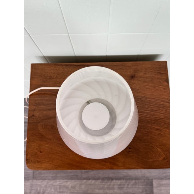 Glass Vintage Italian Opal Murano Glass Lamp, 1970s For Sale - Image 7 of 14