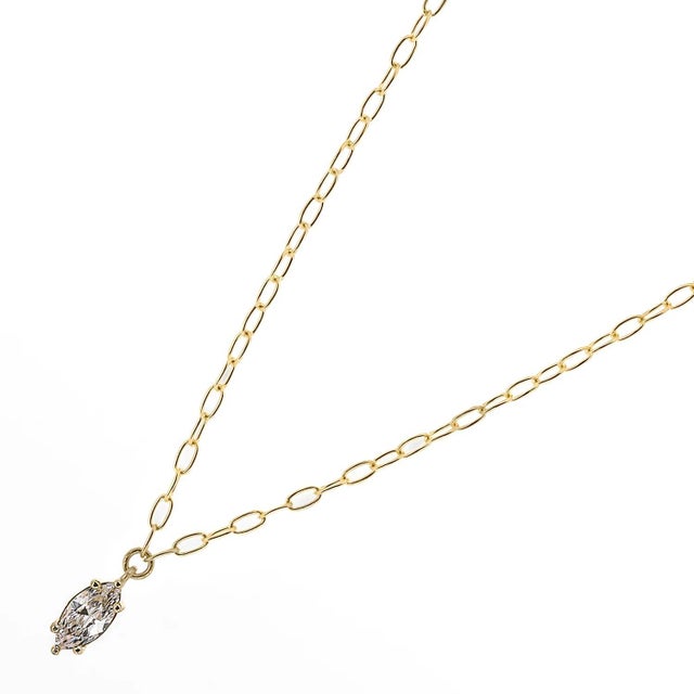 Early 21st Century Gold and Diamond Chain Necklace For Sale - Image 5 of 7