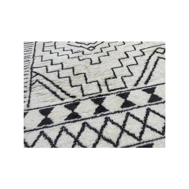 Handwoven Moroccan Area Rug 9x12 For Sale - Image 4 of 12
