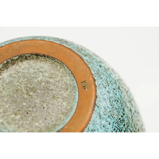 1960s Green Lava Studio Ceramic Vase by Wilhelm & Elly Kuch, Germany, 1960s For Sale - Image 5 of 7