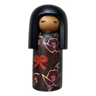 Vintage Kokeshi by Miyashita Hajime, 1970s For Sale