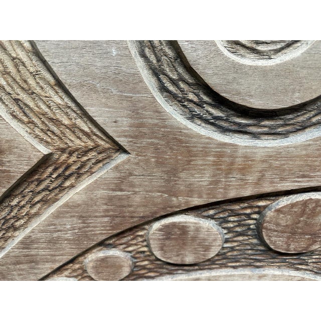 Andrianna Shamaris Monumental Hand Carved Panel For Sale - Image 4 of 18