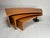Monumental Postmodern Wooden 3-Tier Coffee Table, Italy, 1980s For Sale - Image 4 of 10