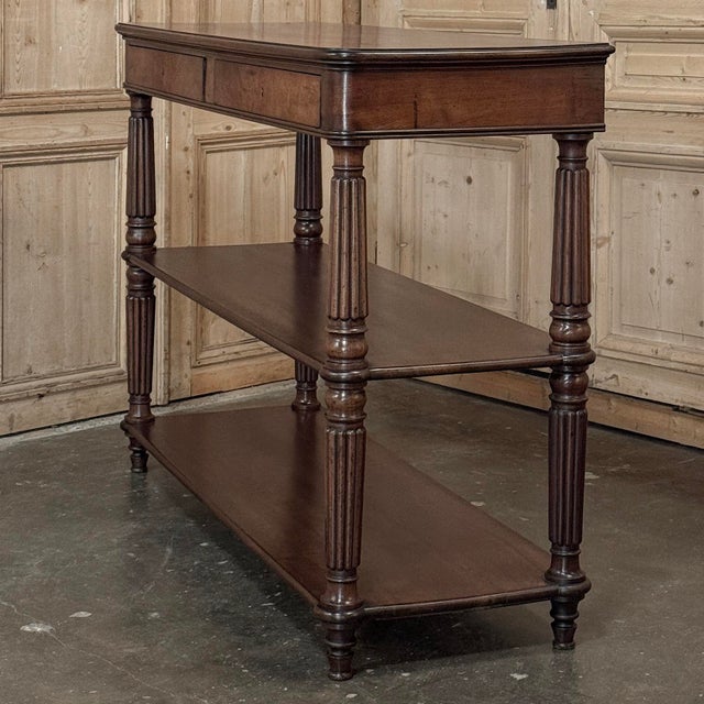 19th Century English Regency Mahogany Etagere Server ~ Console For Sale - Image 14 of 18