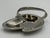 A striking example of mid-century Mexican Modernist metalwork, this sculptural Los Castillo catchall dish was designed and...