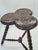 Antique Oak Side Table with Ornate Tabletop, 1920s For Sale - Image 4 of 10