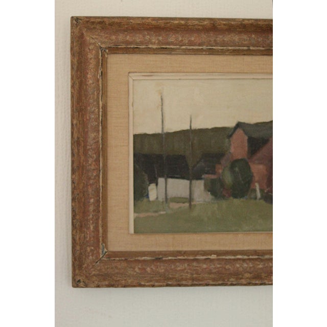 Original Oil on Panel – “Neighbours” by Björn Hallström – Signed, Framed 51 × 36 cm (20.1" × 14.2") A distinctive oil...