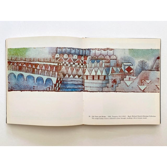 Paper Paul Klee Vintage 1966 First Edition Lithograph Print Mid Century Modernist Hardcover Art Book For Sale - Image 7 of 12