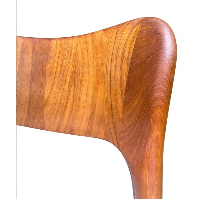 Danish Modern Dining Chairs in Teak by Niels Koefoed for Koefoeds Hornslet Møbelfabrik A/S, Denmark, 1970s, Set of 4 For Sale - Image 16 of 18