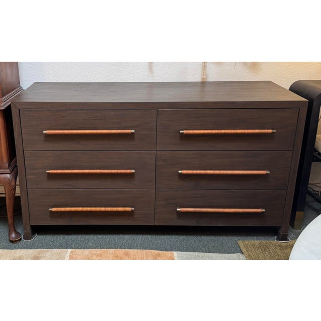 Contemporary Brownstone Double Dresser, Prototype For Sale - Image 3 of 12