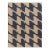 Contemporary Interlocking Wave Grid Rug in Navy & Beige by Rug & Kilim, India For Sale
