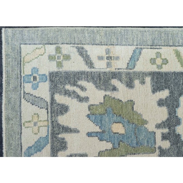 Early 21st Century Turkish Oushak Rug 10'2" x 14'6" #20415 For Sale - Image 5 of 8