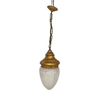 Neoclassical Style Pendant Light, 1950s For Sale