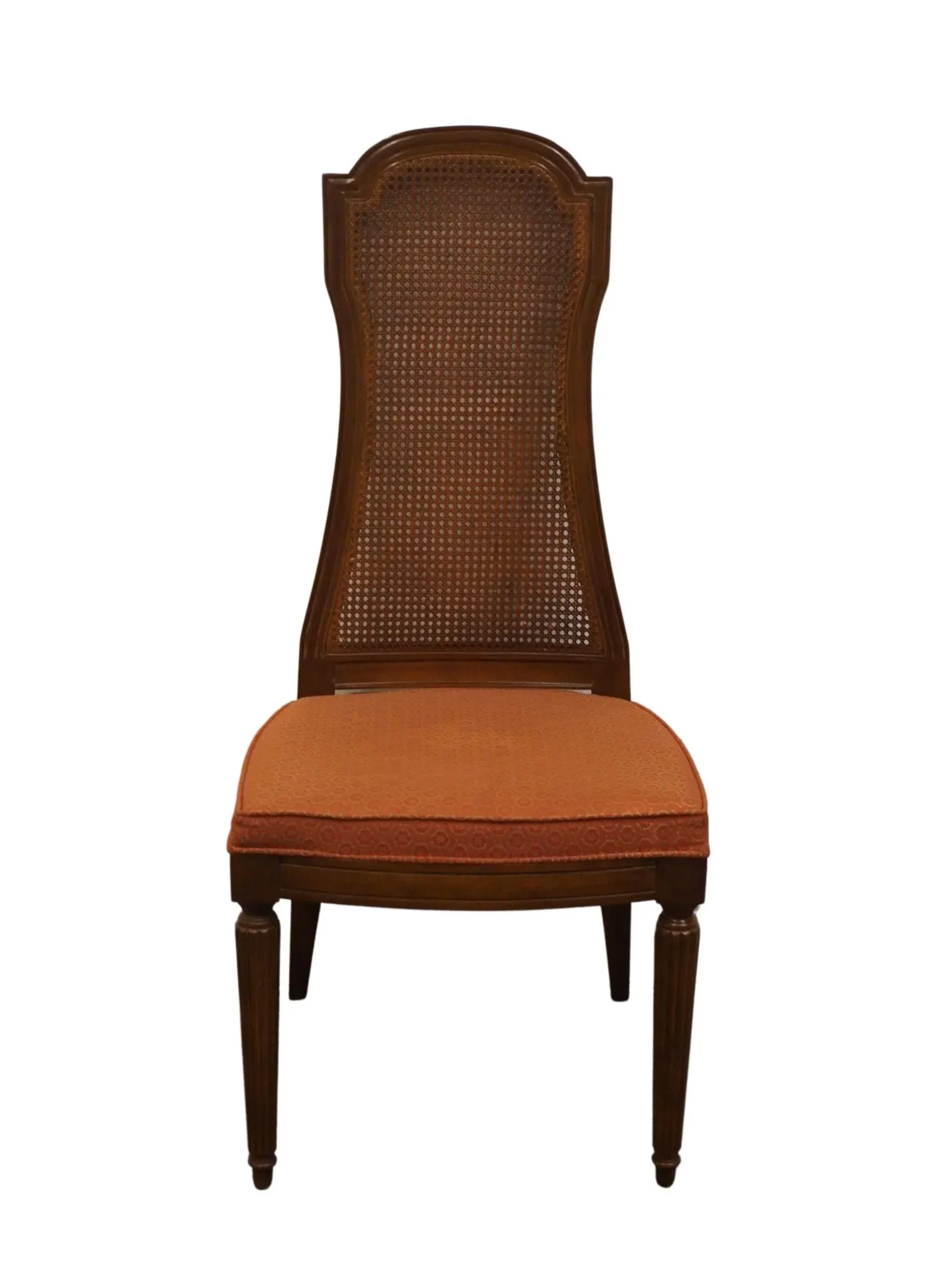 Drexel Heritage Italian Mediterranean Cane Back Dining Side Chair