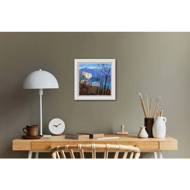 "Virginia City" Contemporary Western Landscape Oil Painting For Sale - Image 9 of 12