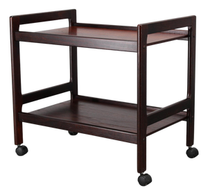 Vintage Scandinavian Teak Serving Cart from BRDR Furbo Spøttrup, 1970s