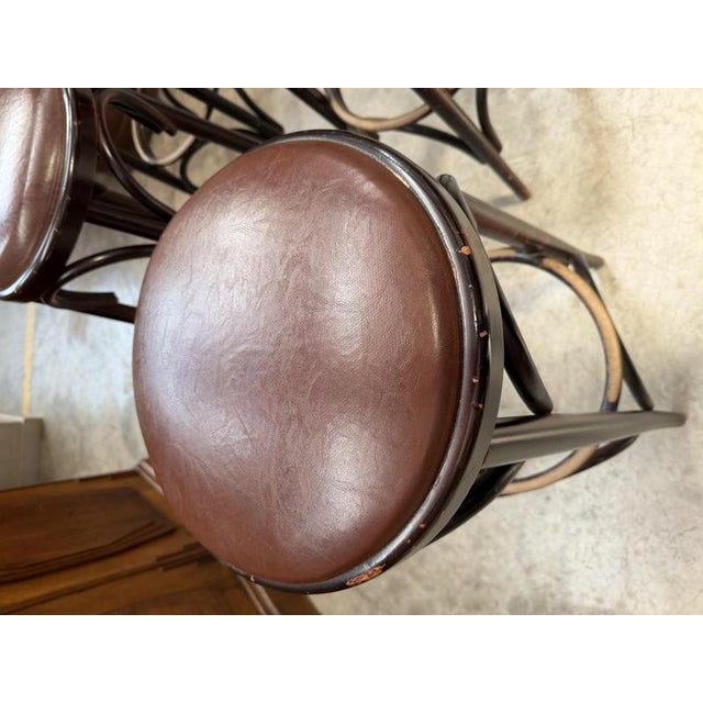 1950s Bar Stools, 1960s, Set of 4 For Sale - Image 5 of 10