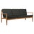3-Seater Sofa in Oak and Wool attributed to Grete Jalk, 1960s For Sale - Image 10 of 10